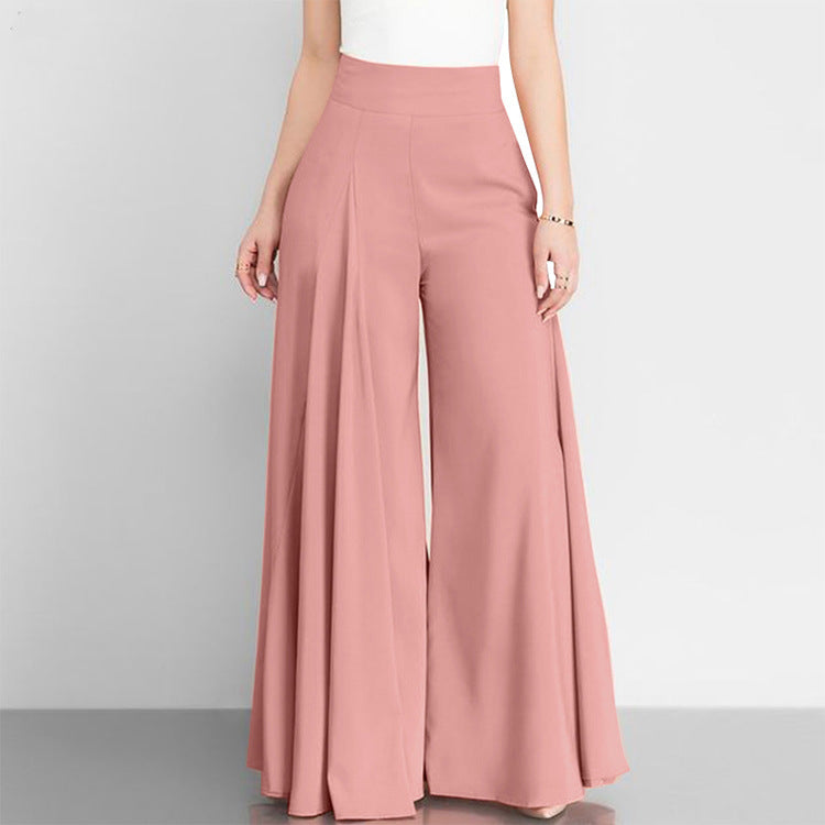 Plus Size High Waist Wide Leg Pants for Women