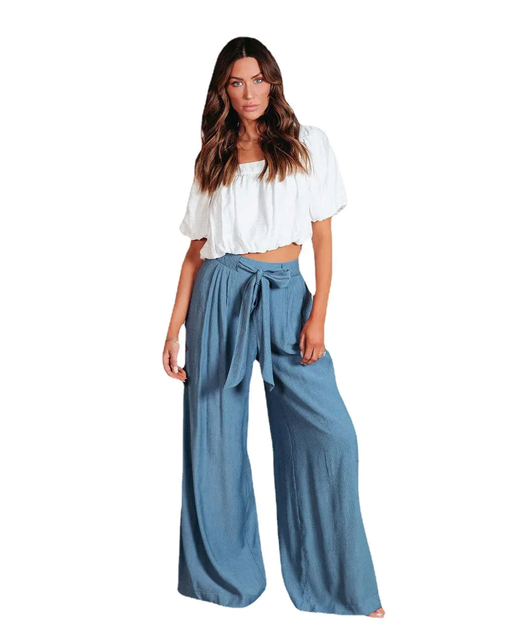Summer Women's Plus Size Wide-Leg Sleep Pants